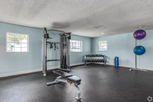 Fitness studio at The Essex apartments 2